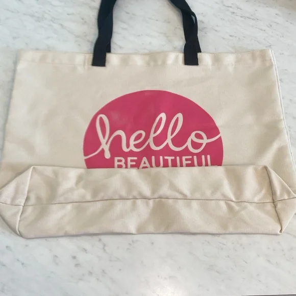 Hello Beautiful Tote Bag - Picture 3 of 9